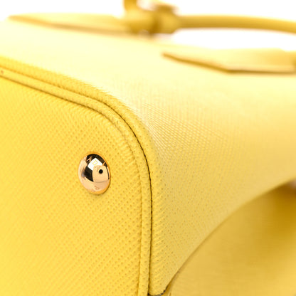 Prada Saffiano Cuir Mini Double Bag Sole 10 of 17