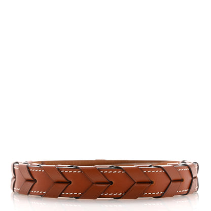 Hermes Box Braided Belt 75 Gold 2 of 8