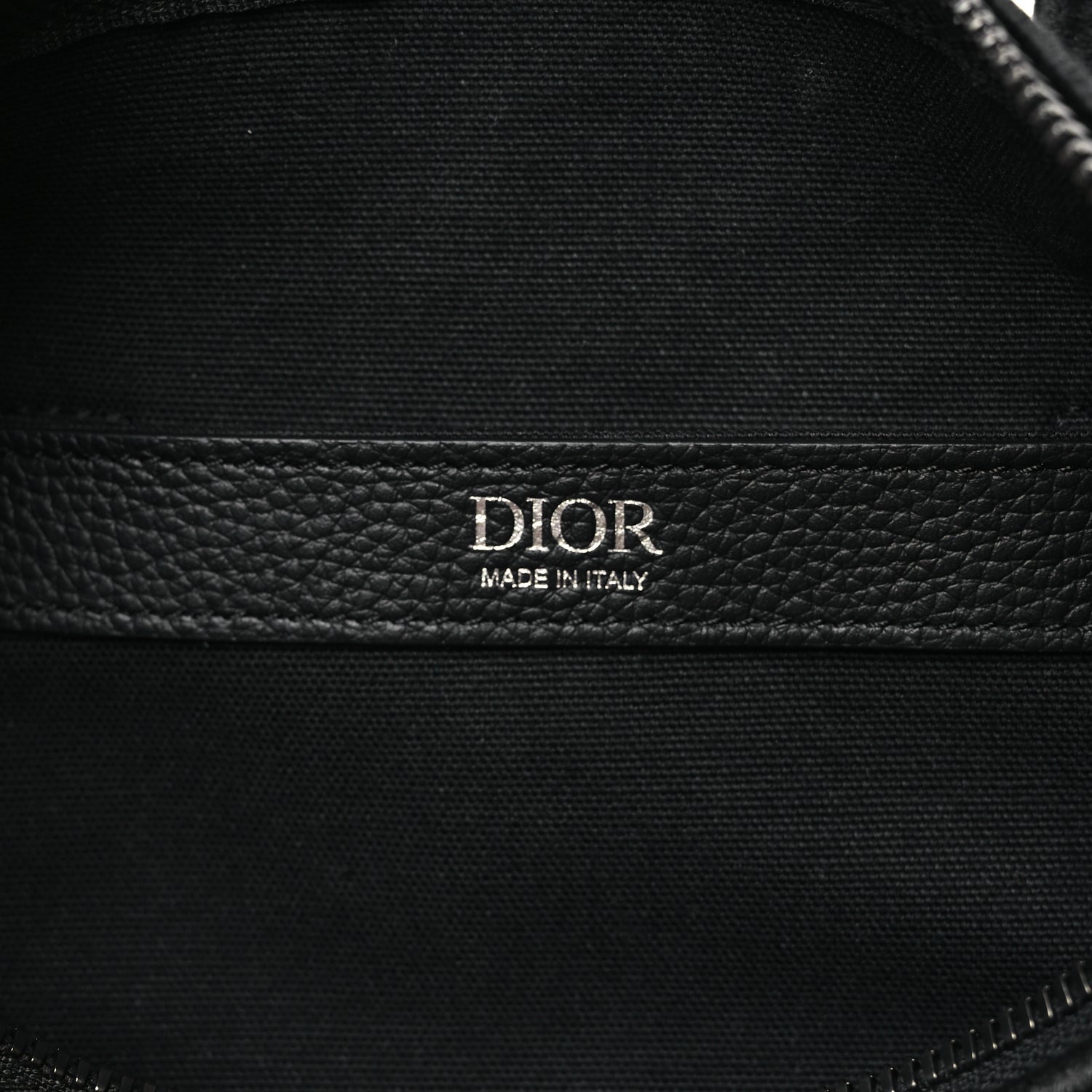 Christian Dior Oblique Jacquard Zipped Messenger Bag Black 5 of 8