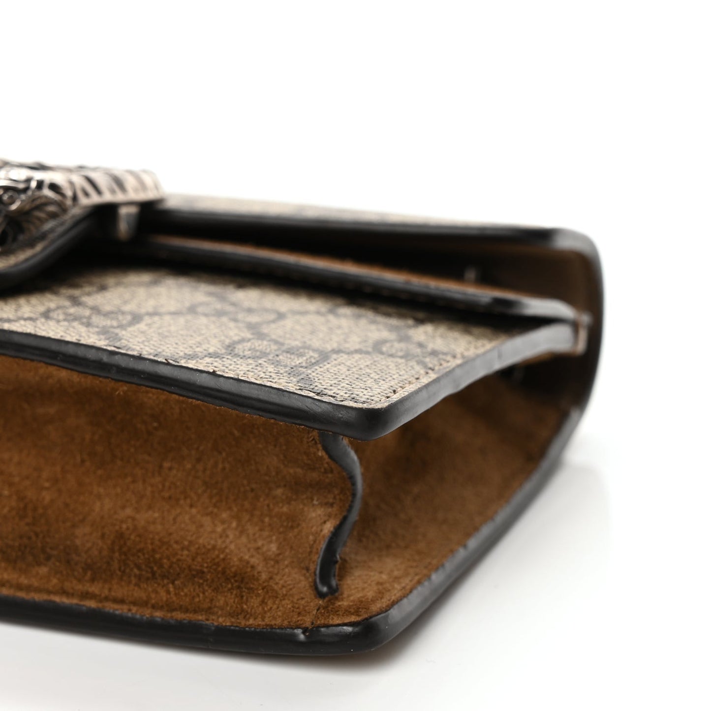 GG Supreme Monogram Super Mini Dionysus Shoulder Bag Taupe