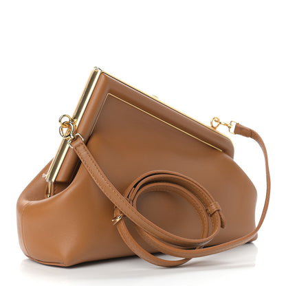 Fendi Shiny Nappa Small Fendi First Caramello 3 of 9