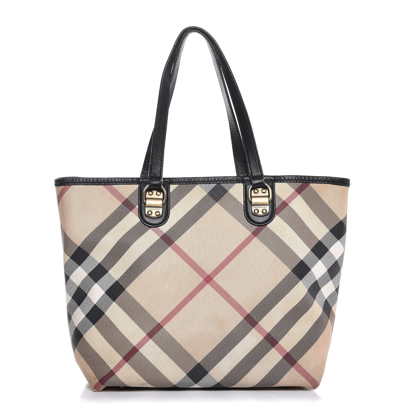Nova Check Tote Black