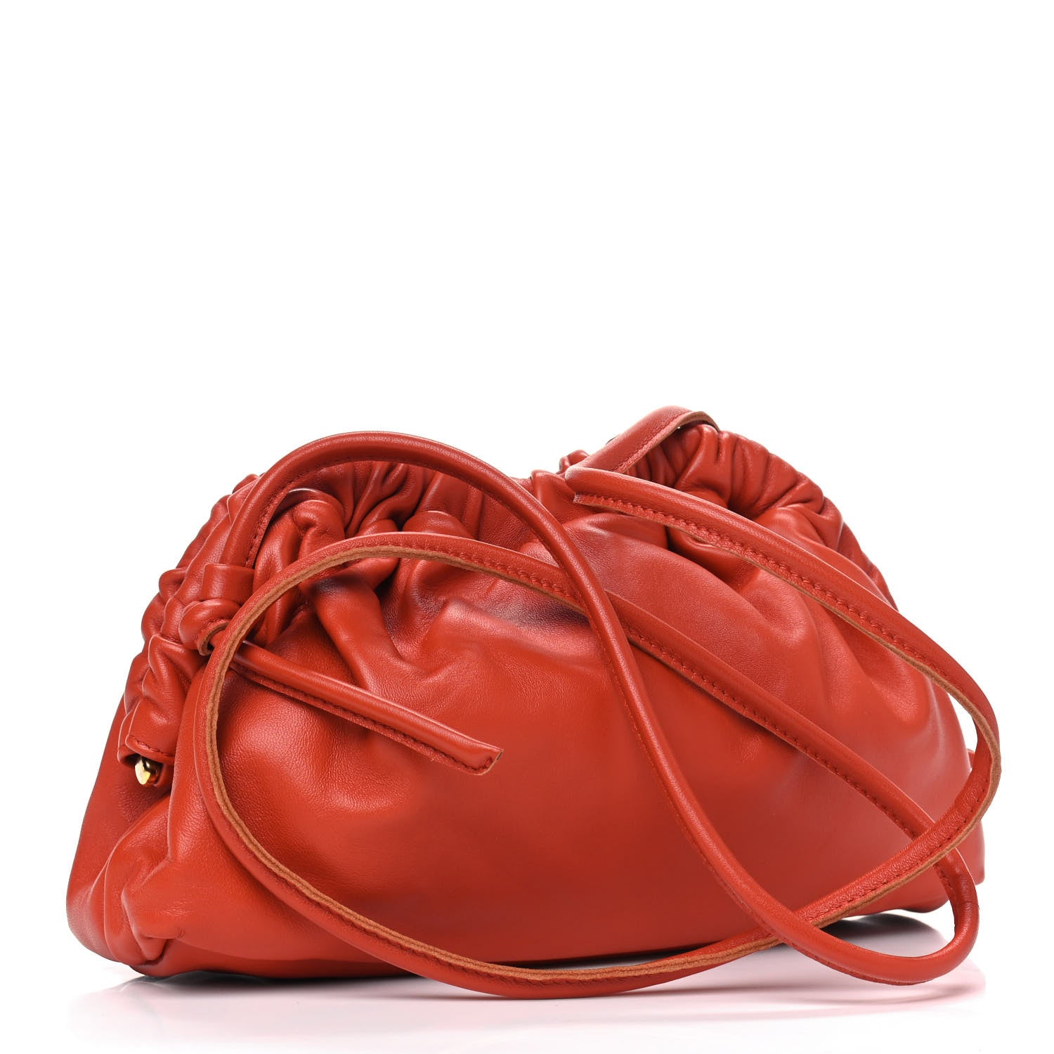 Mansur Gavriel Lambskin Mini Cloud Clutch Terra 2 of 4
