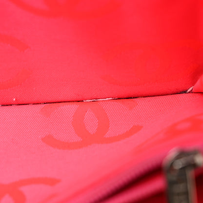 Chanel Calfskin Cambon Zip Around Organizer Wallet Black White 15 of 15