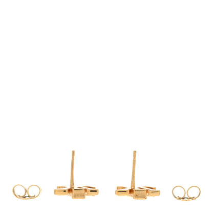 Louis Vuitton Metal LV Iconic Earrings Gold 3 of 6