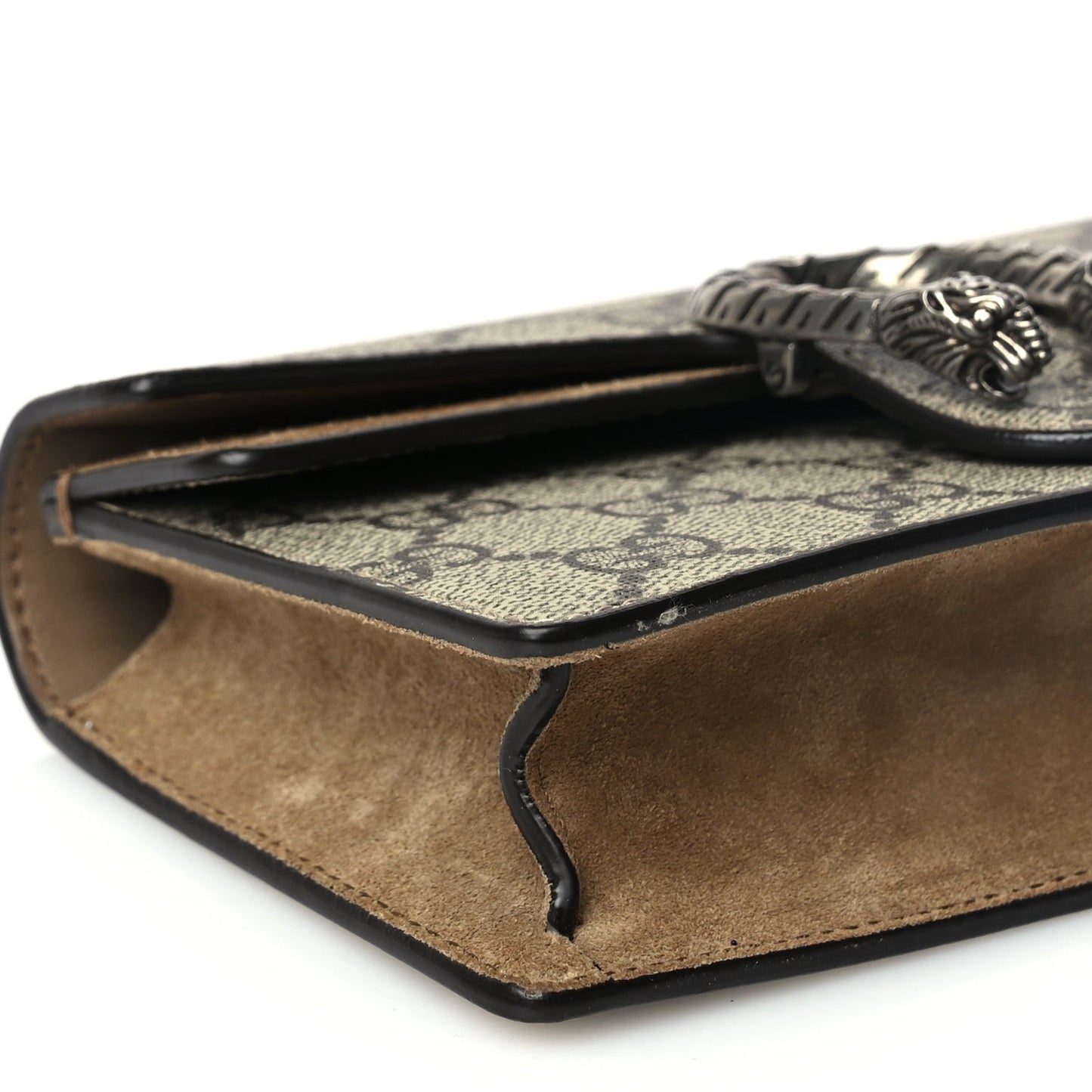 GG Supreme Monogram Super Mini Dionysus Shoulder Bag Taupe