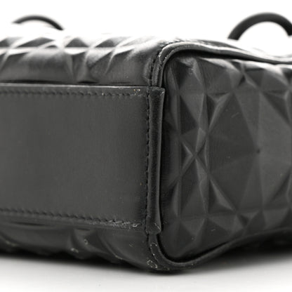 Christian Dior Calfskin Cannage Diamond Medium Lady D-Joy Black 10 of 10