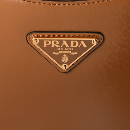 Prada Spazzolato Cleo Adjustable Strap Shoulder Bag Cannella 5 of 8