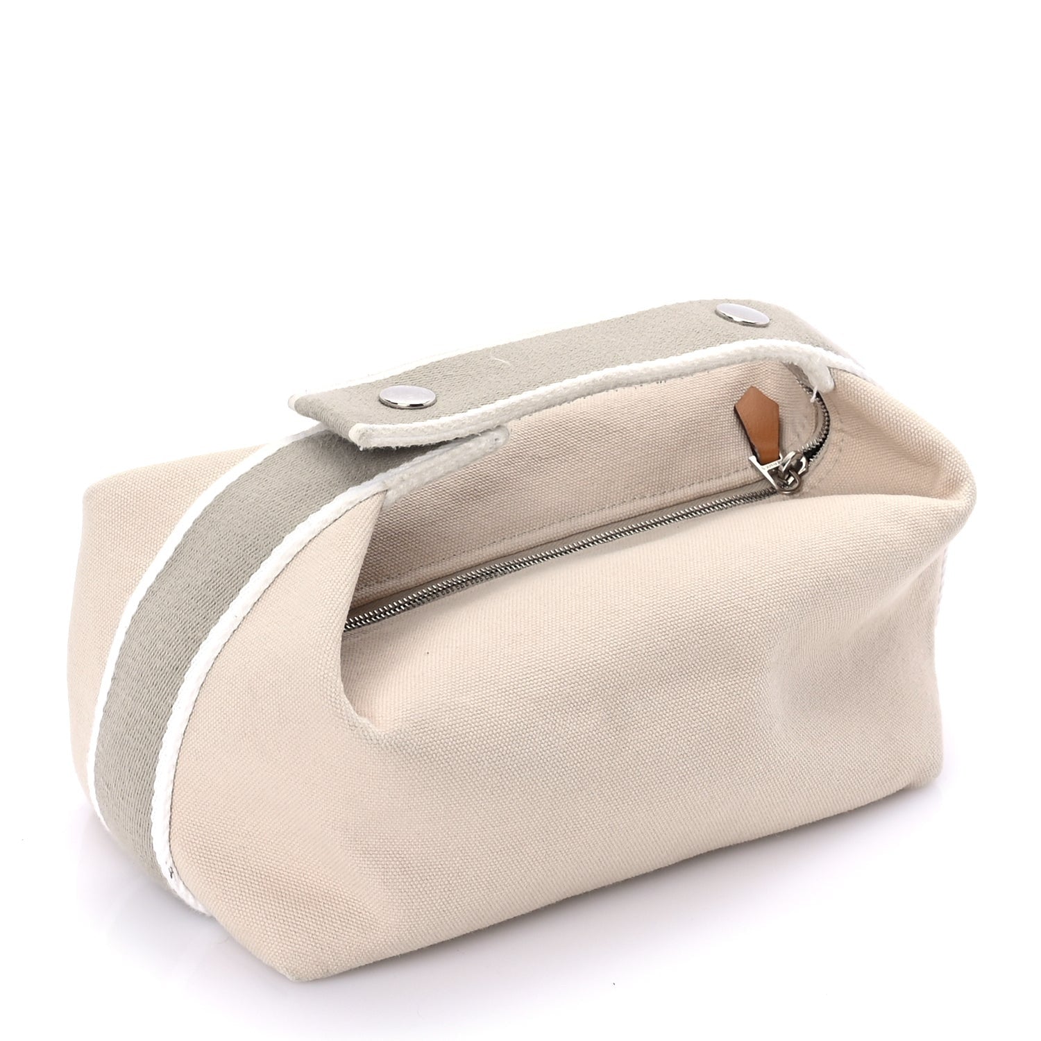 Hermes Canvas Bride-A-Brac Pouch Natural 2 of 8