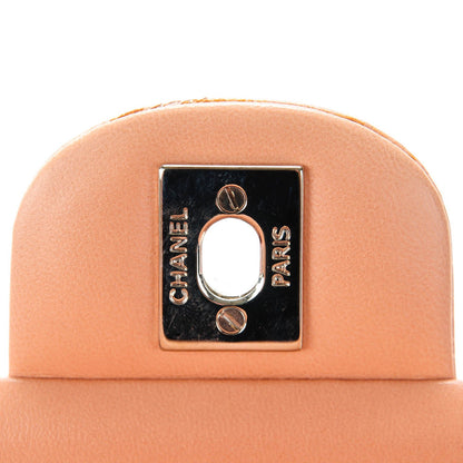 Chanel Lambskin Quilted Medium Double Flap Pink 9 of 9