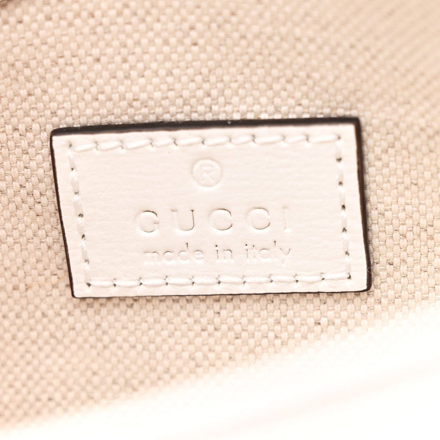 Calfskin Mini Horsebit 1955 Asymmetric Shoulder Bag White