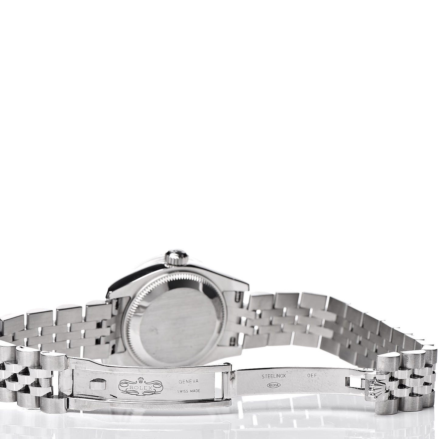 Stainless Steel 18K White Gold Diamond Mother of Pearl 26mm Oyster Perpetual Datejust Watch 179174