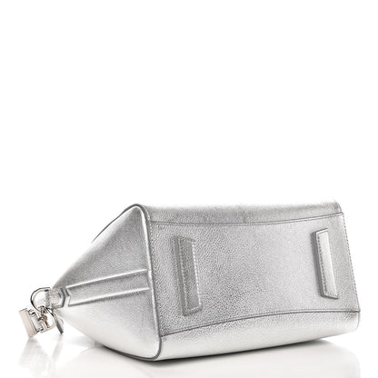 Givenchy Metallic Sugar Goatskin Small Antigona Silver 4 of 7