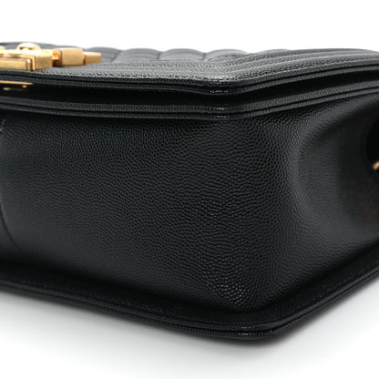 Chanel Caviar Quilted Medium Boy Flap Black 10 of 11