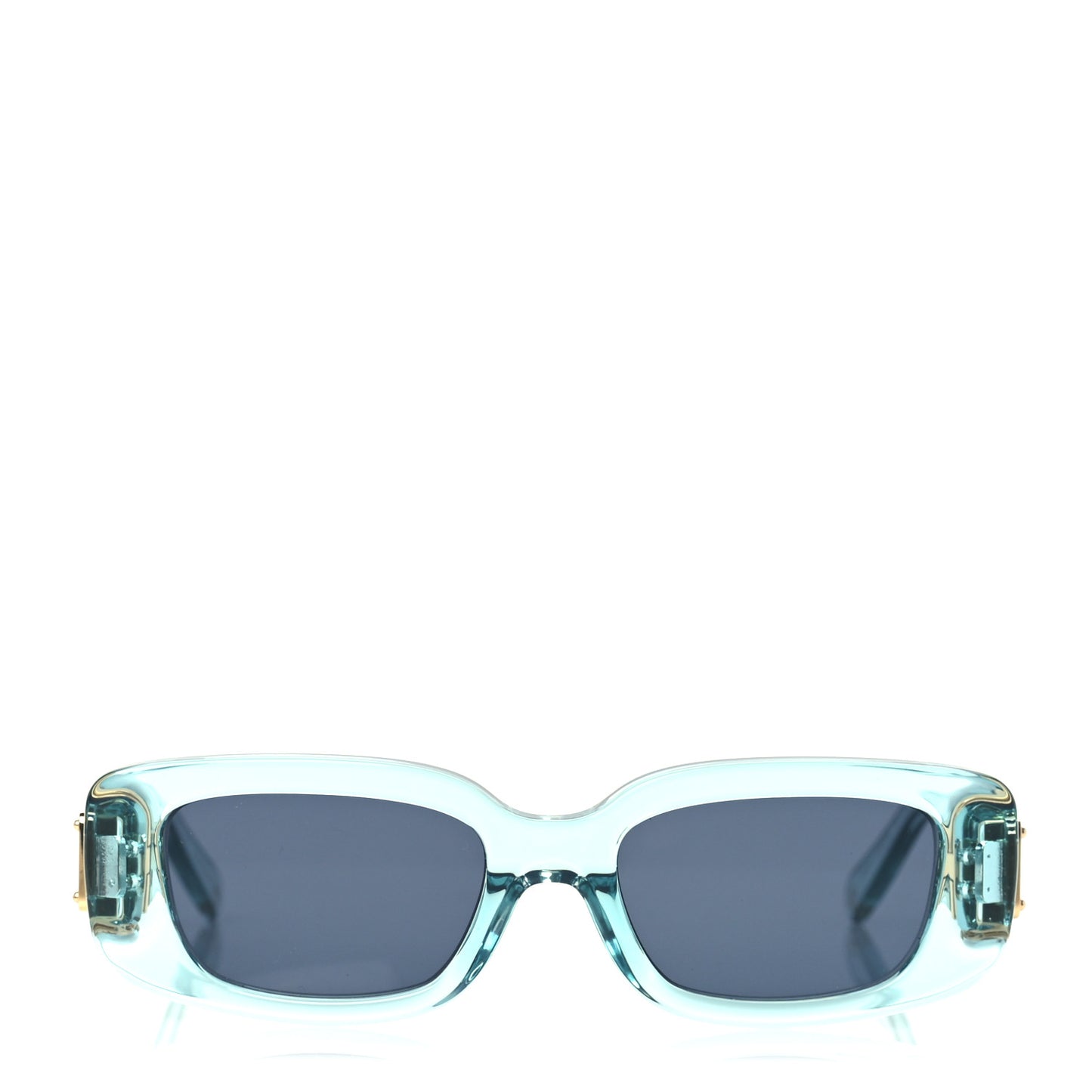 Acetate S Lock Cat Eye Sunglasses Z2818W  Crystal Blue