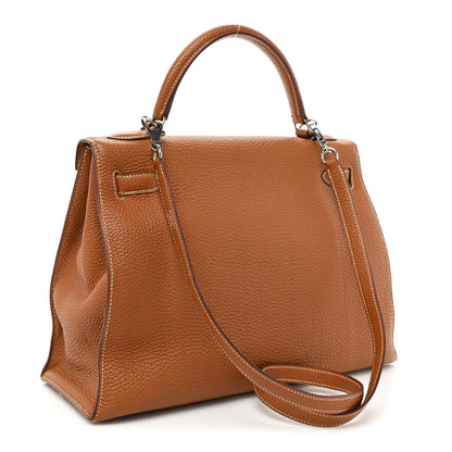 Hermes Togo Kelly Mou 32 Gold 3 of 19