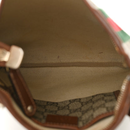 Gucci GG Plus Monogram Signature Web Loop Messenger Brown 5 of 10