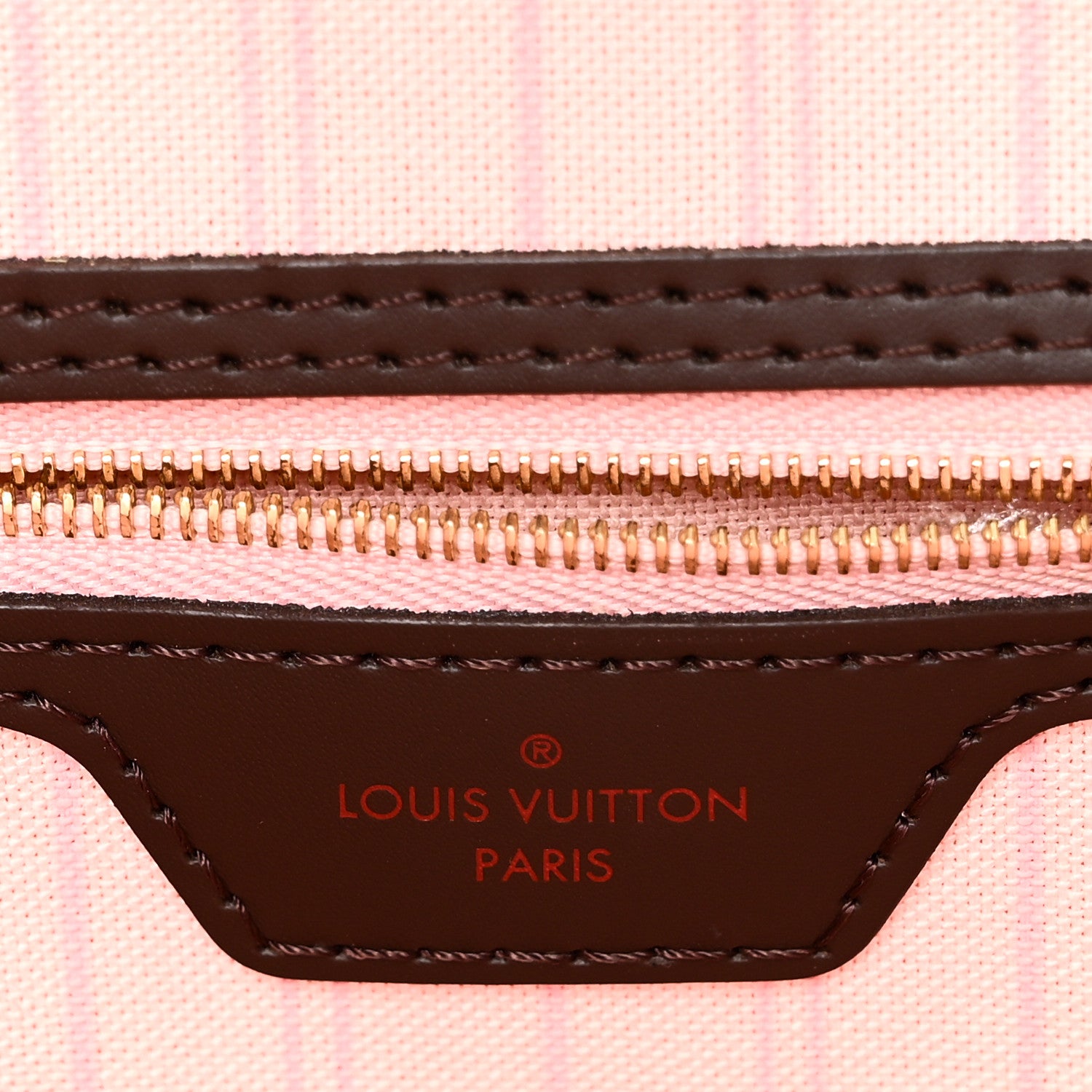 Louis Vuitton Damier Ebene Neo Neverfull MM Rose Ballerine 6 of 10