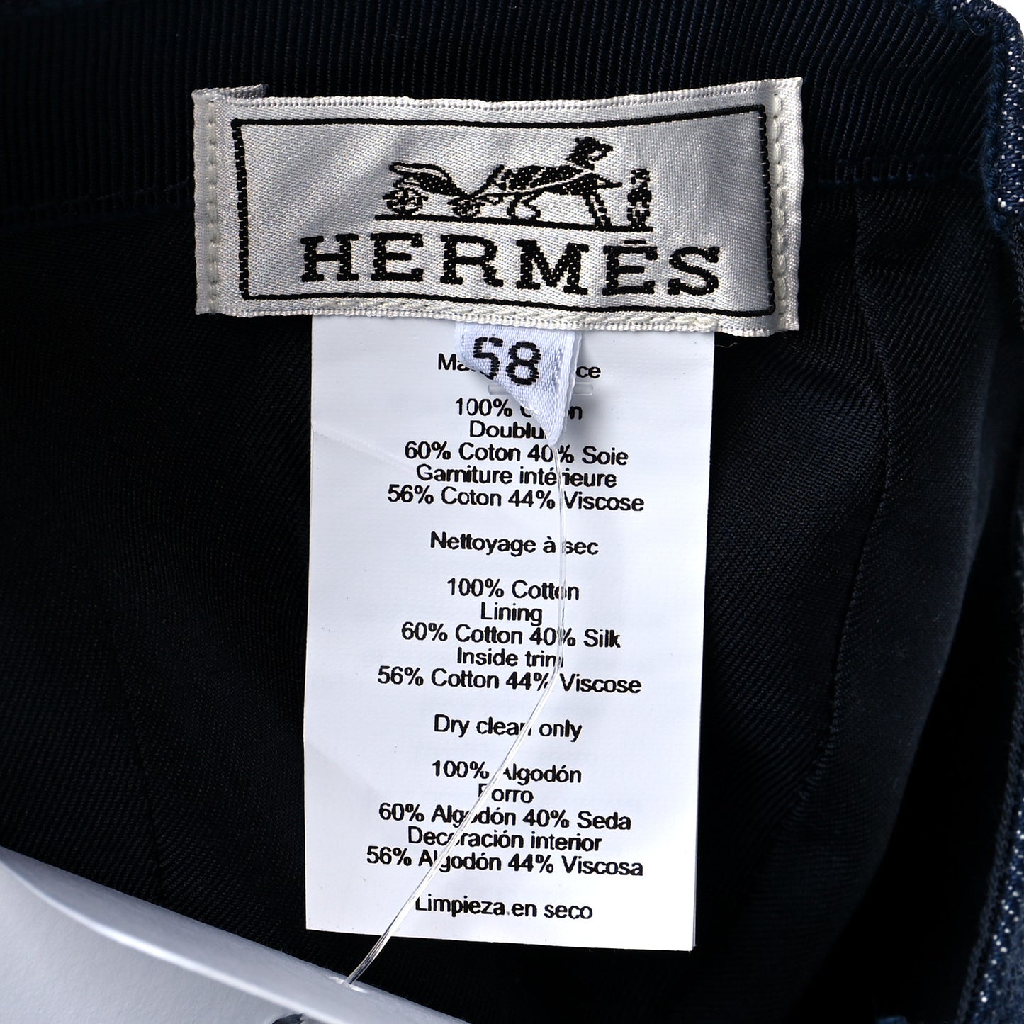 Denim Davis H Primavera Cap 58 Indigo