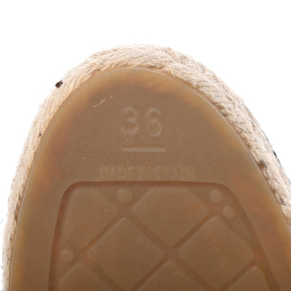 Chanel Suede Pearl CC Espadrilles 36 Teal 11 of 18