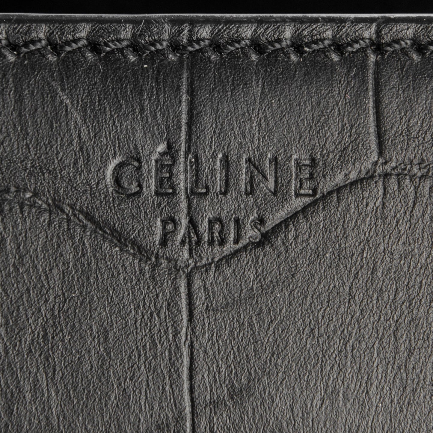 Crocodile Embossed Calfskin Medium Phantom Luggage Black
