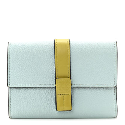 Loewe Grained Calfskin Small Vertical Wallet Iceberg Citronelle 1 of 7