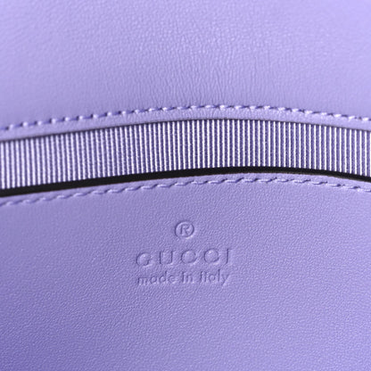 Gucci Lambskin Matelasse Small GG Marmont Shoulder Bag Lilac 5 of 8