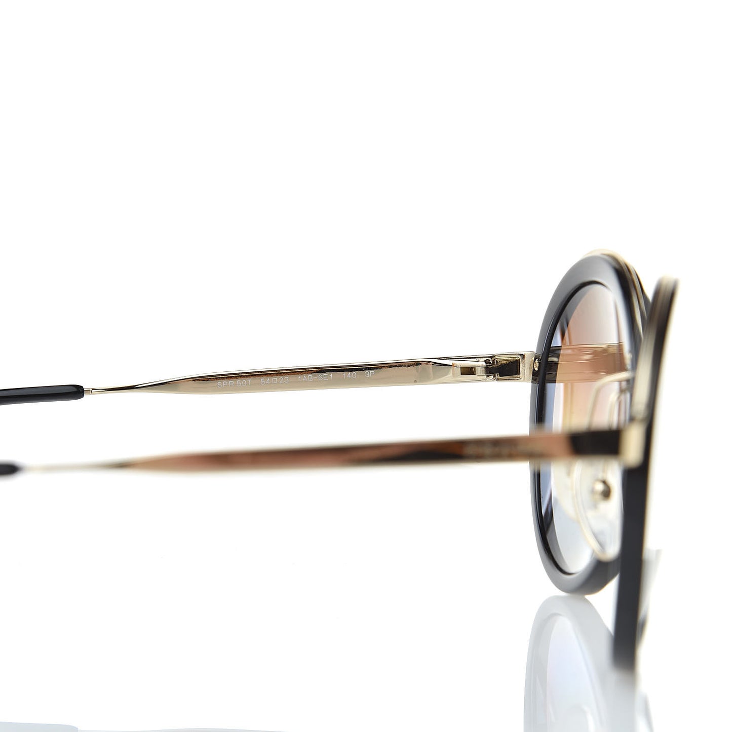 Round Frame Sunglasses SPR 50T Black