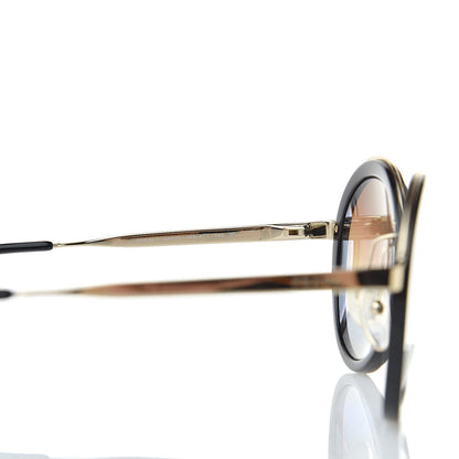 Prada Round Frame Sunglasses SPR 50T Black 5 of 8