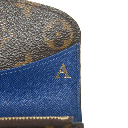 Louis Vuitton Monogram Emilie Wallet Blue 7 of 7