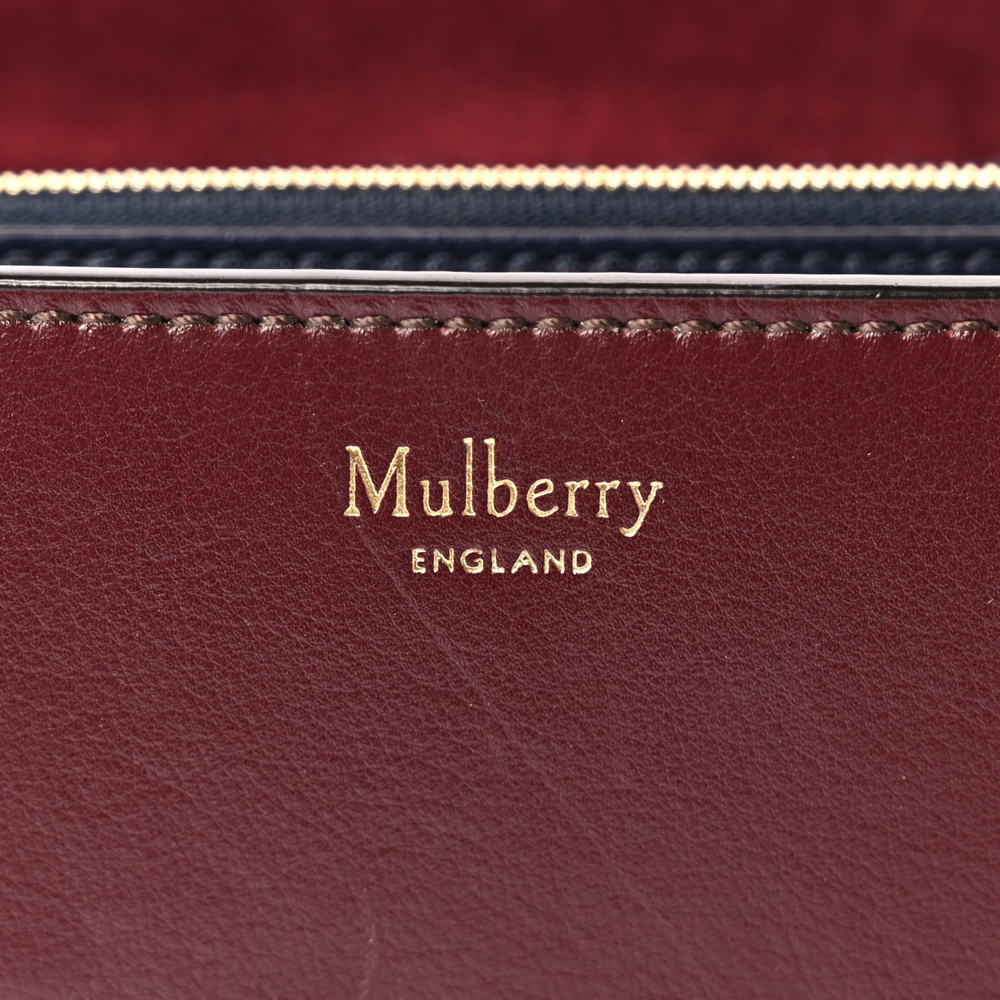 Smooth Calfskin Pembroke Shoulder Bag Burgundy Lemon Midnight