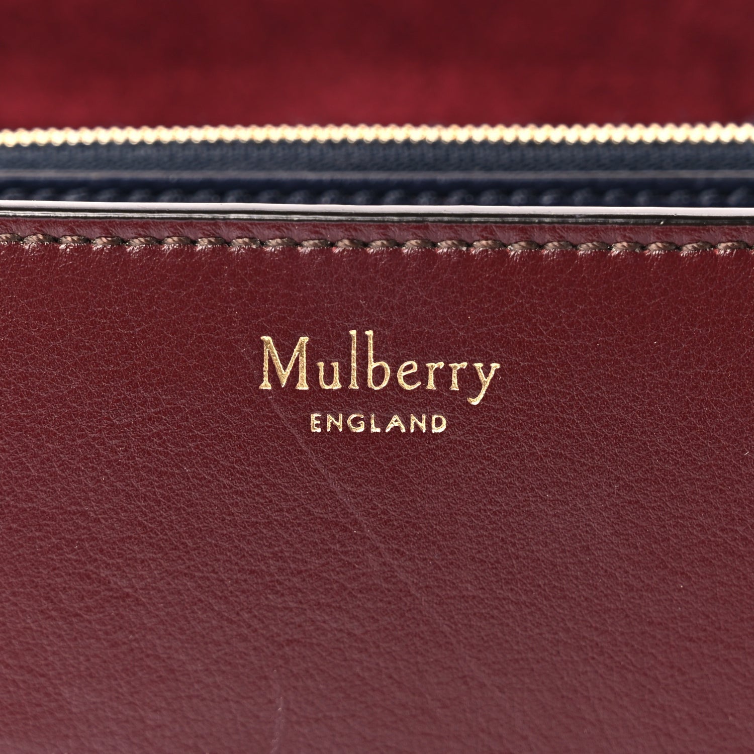Mulberry Smooth Calfskin Pembroke Shoulder Bag Burgundy Lemon Midnight 5 of 8