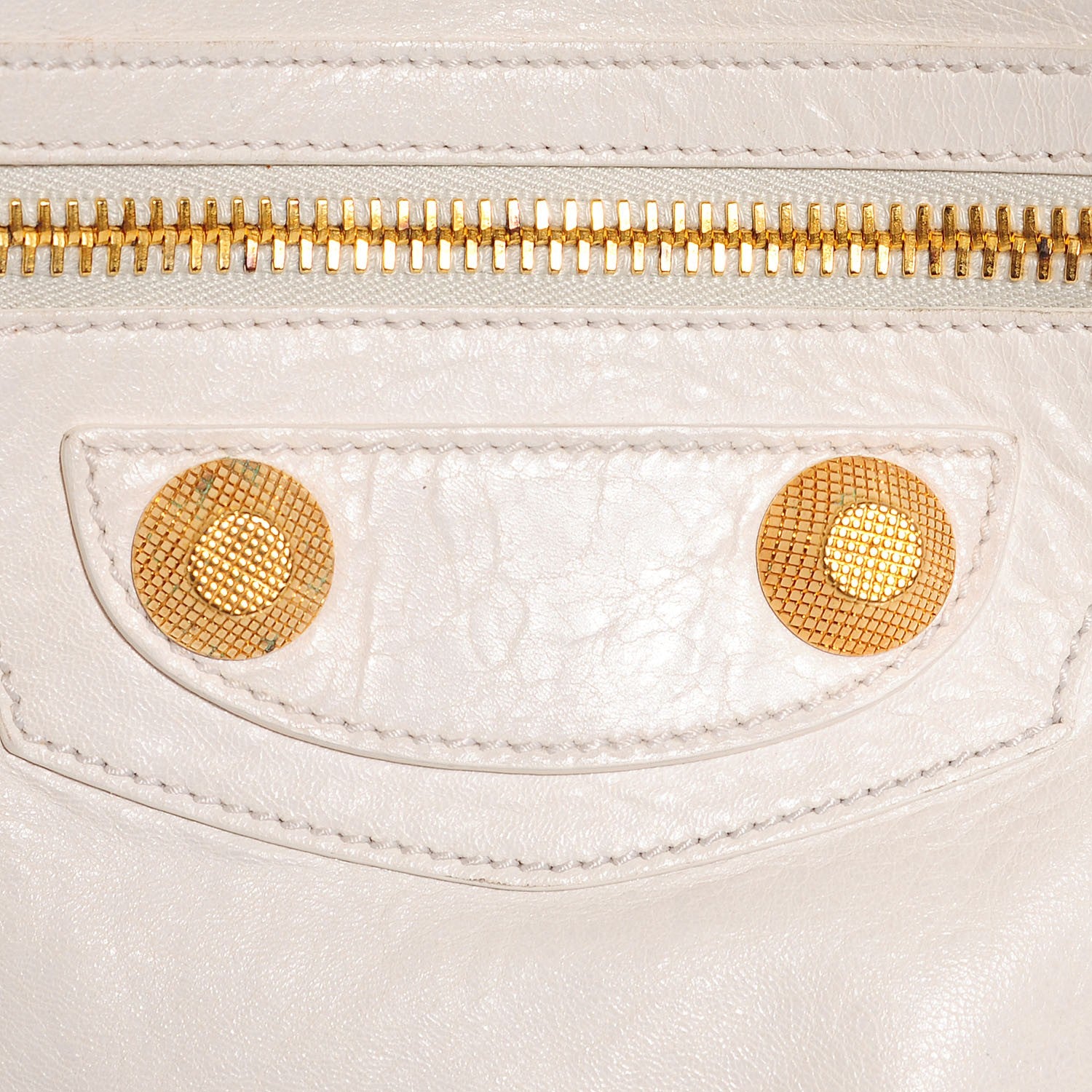 Balenciaga Agneau Giant 21 Gold Hardware Hobo White 5 of 9