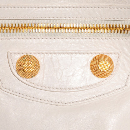 Balenciaga Agneau Giant 21 Gold Hardware Hobo White 5 of 9