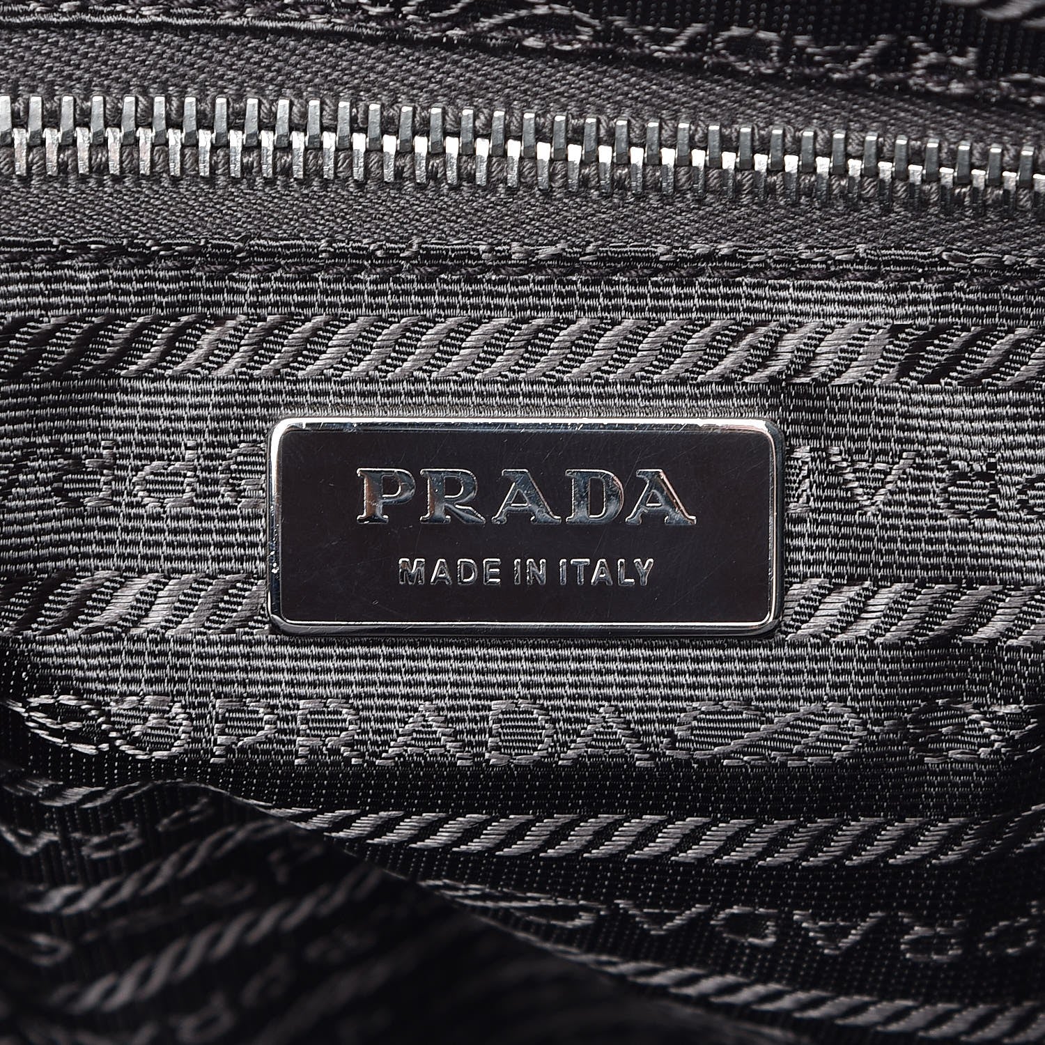 Prada Tessuto Nylon Soft Calfskin Duffle Bag Brown 6 of 13