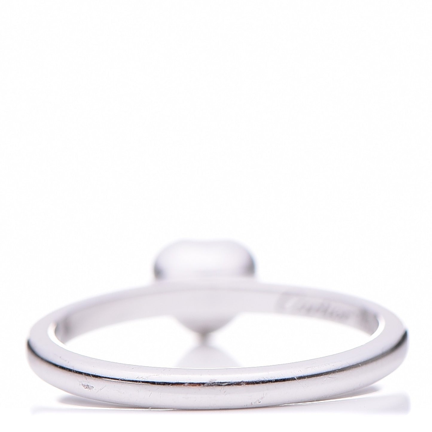 18K White Gold Diamond D'Amour Heart Ring 48 4.5