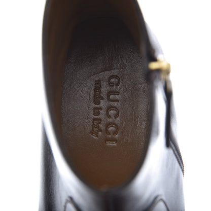 Gucci Goatskin Web Mens GG Ankle Boots 7 Cocoa 6 of 9