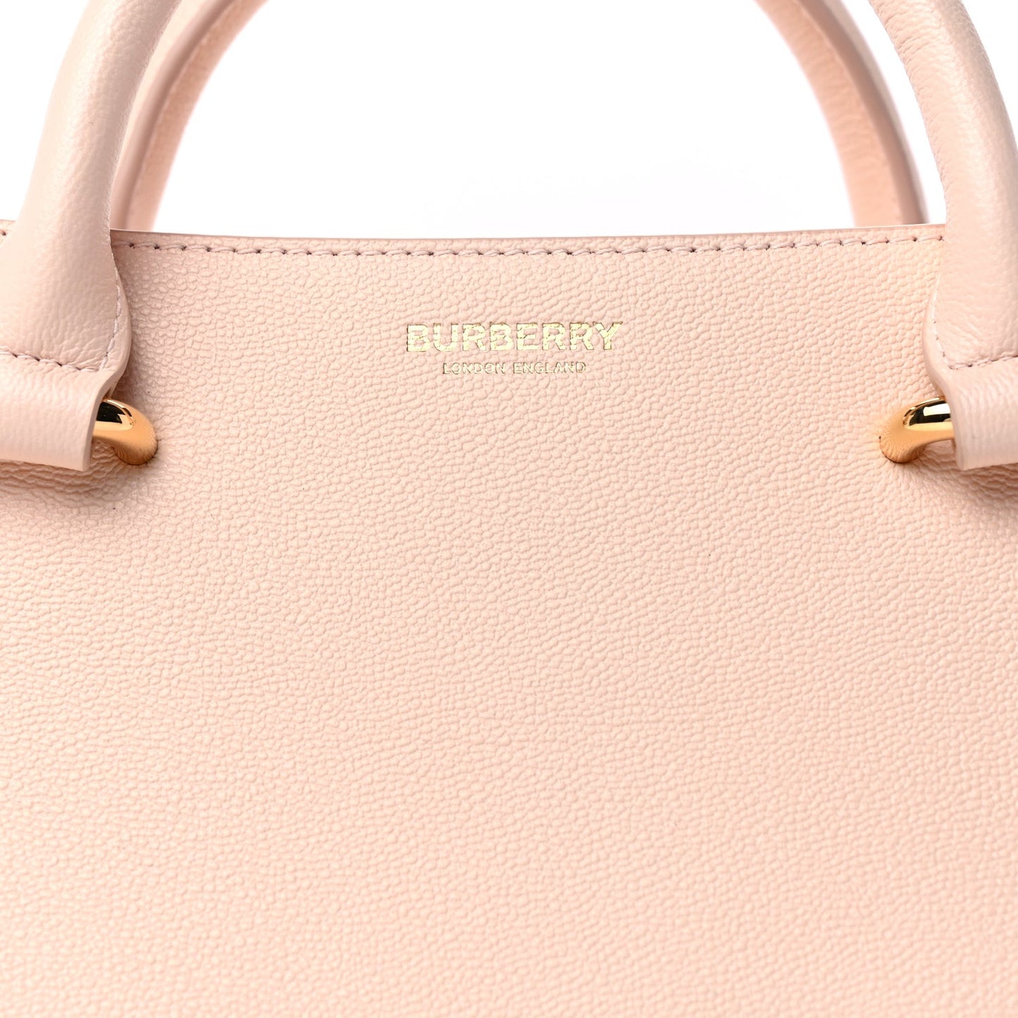 Calfskin Mega Check Mini Banwell Tote Pale Cameo