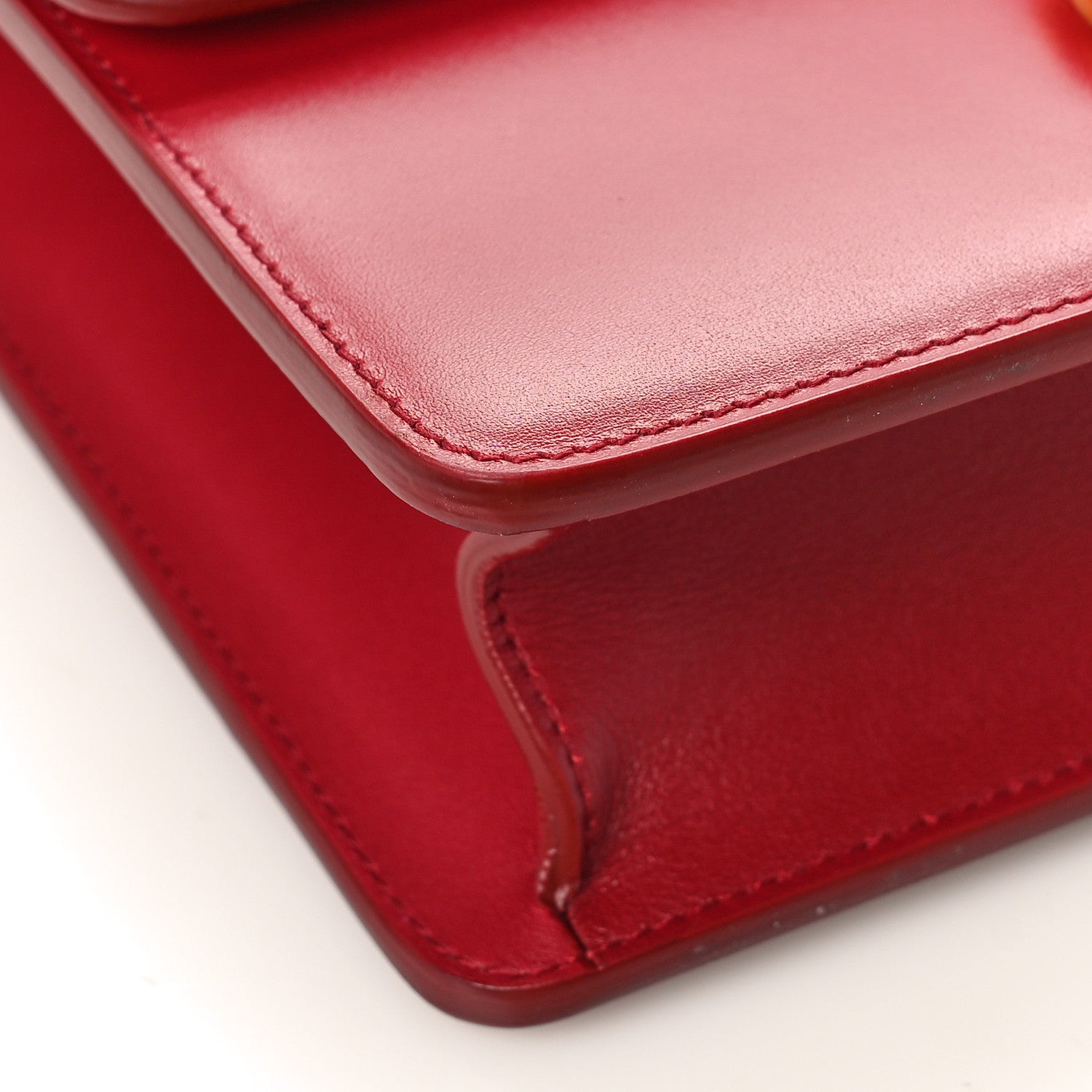 Christian Dior Smooth Calfskin 30 Montaigne Flap Bag Red 8 of 9