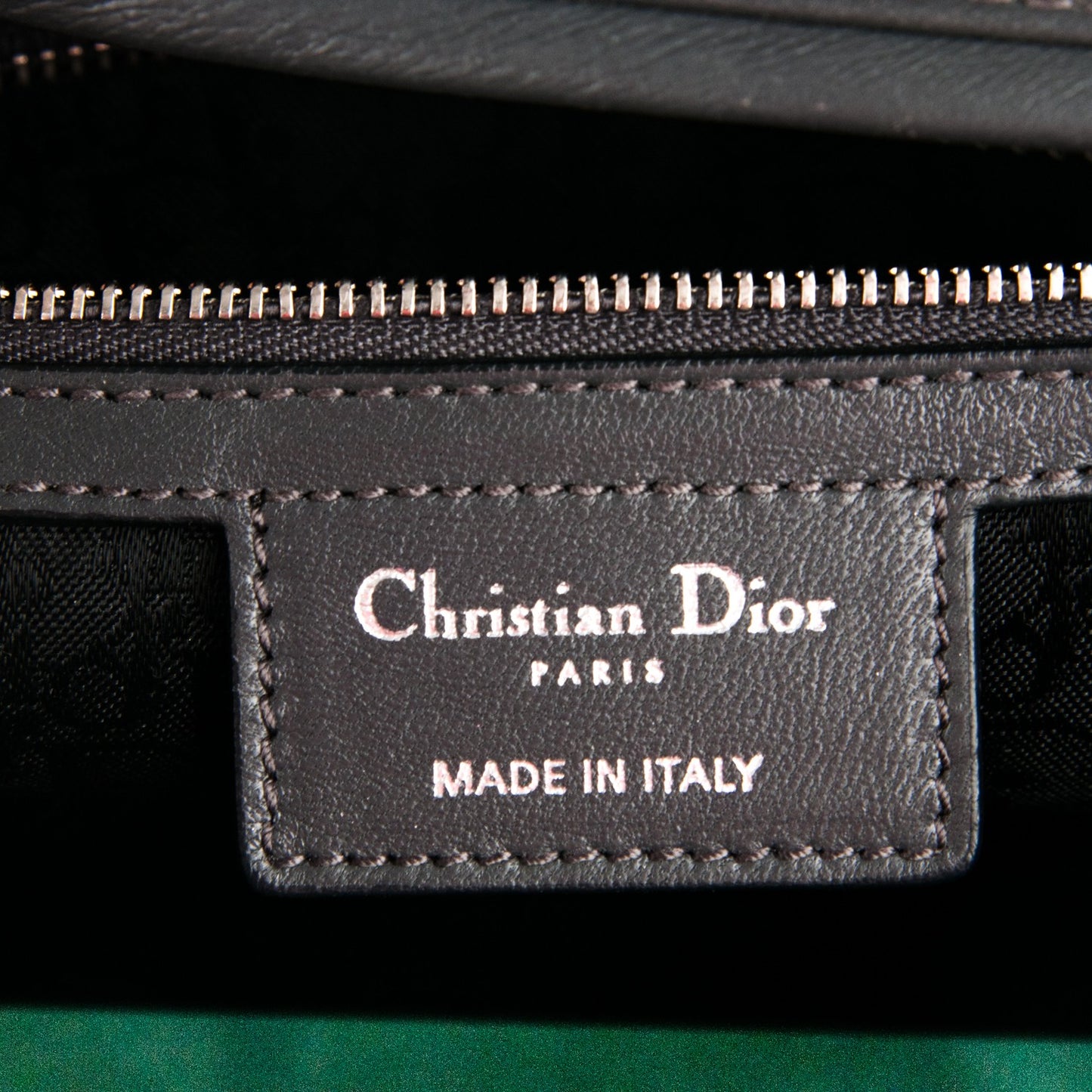 Lambskin Cannage Large Lady Dior Grey