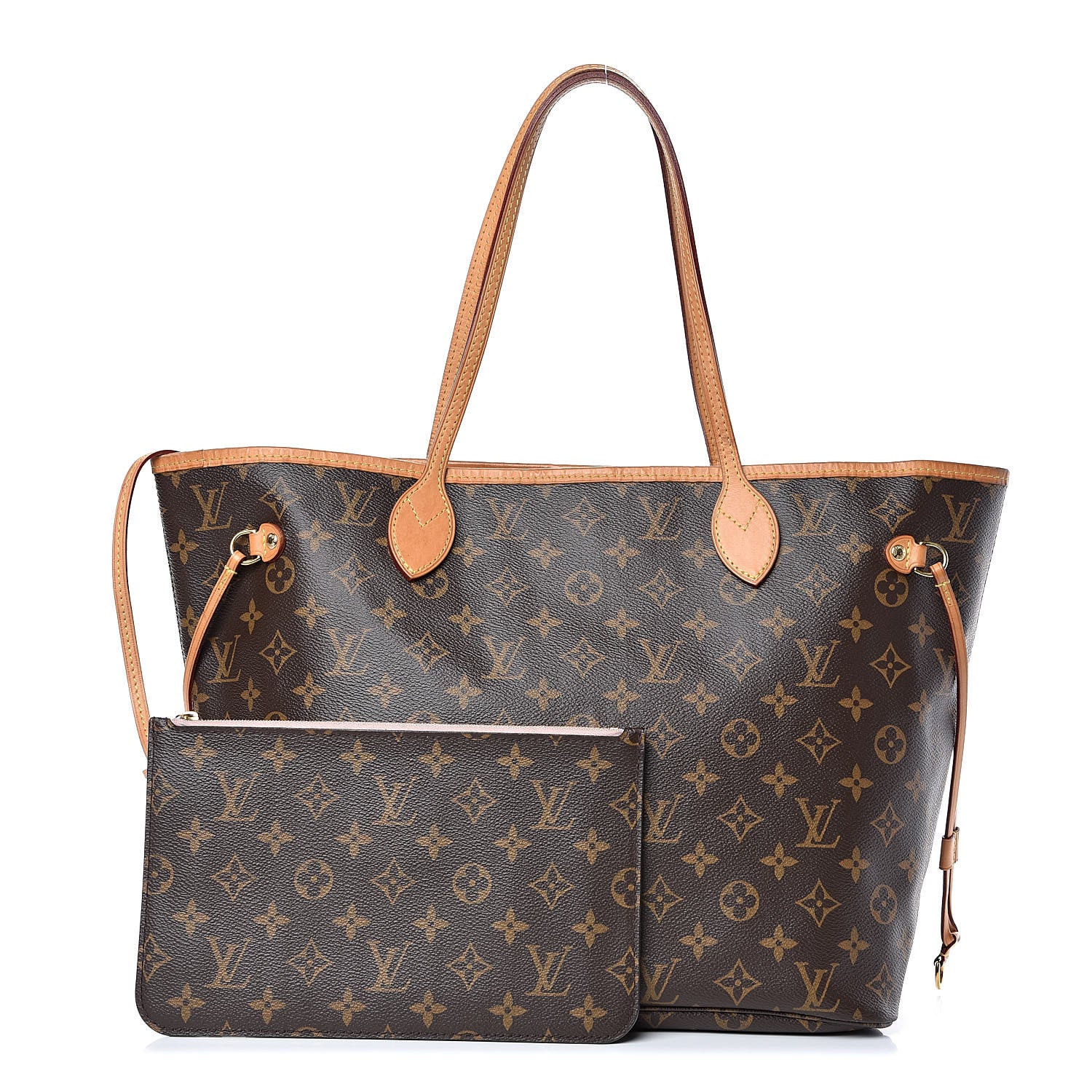 Louis Vuitton Monogram Neo Neverfull MM Rose Ballerine 1 of 18