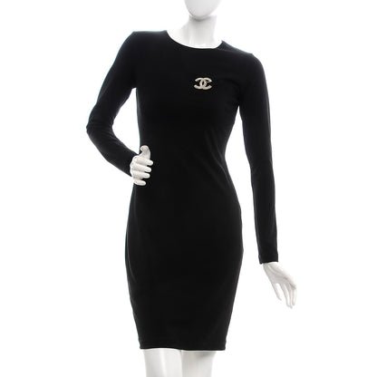 Chanel Baguette Crystal CC Brooch Gold 2 of 4