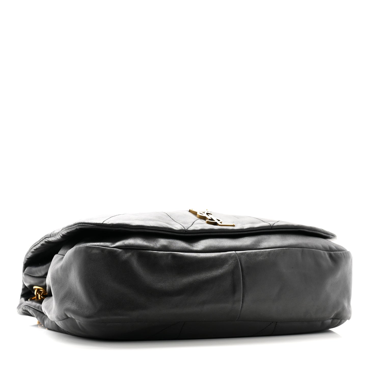 Lambskin Matelasse Monogram Large Jamie 4.3 Black