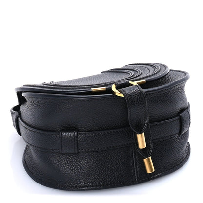 Chloe Calfskin Mini Marcie Round Crossbody Bag  Black 3 of 7