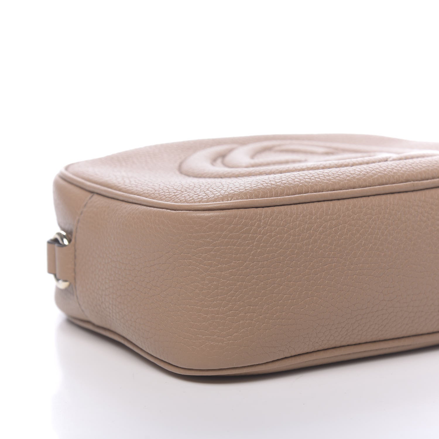 Gucci Pebbled Calfskin Small Soho Disco Bag Camelia 8 of 11