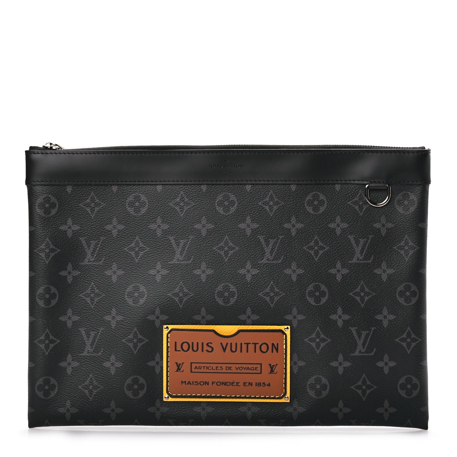 Louis Vuitton Monogram Eclipse Discovery Pochette GM 1 of 6
