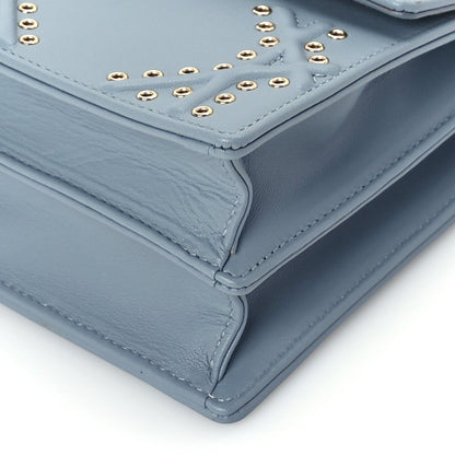 Christian Dior Lambskin Grommet Vertical Diorama Sky Blue 8 of 8