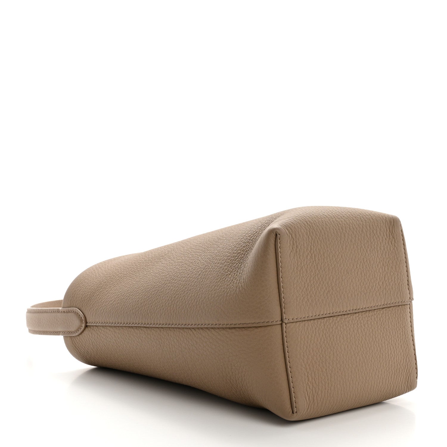 The Row Grained Calfskin Small N/S Park Tote Dark Taupe 4 of 9