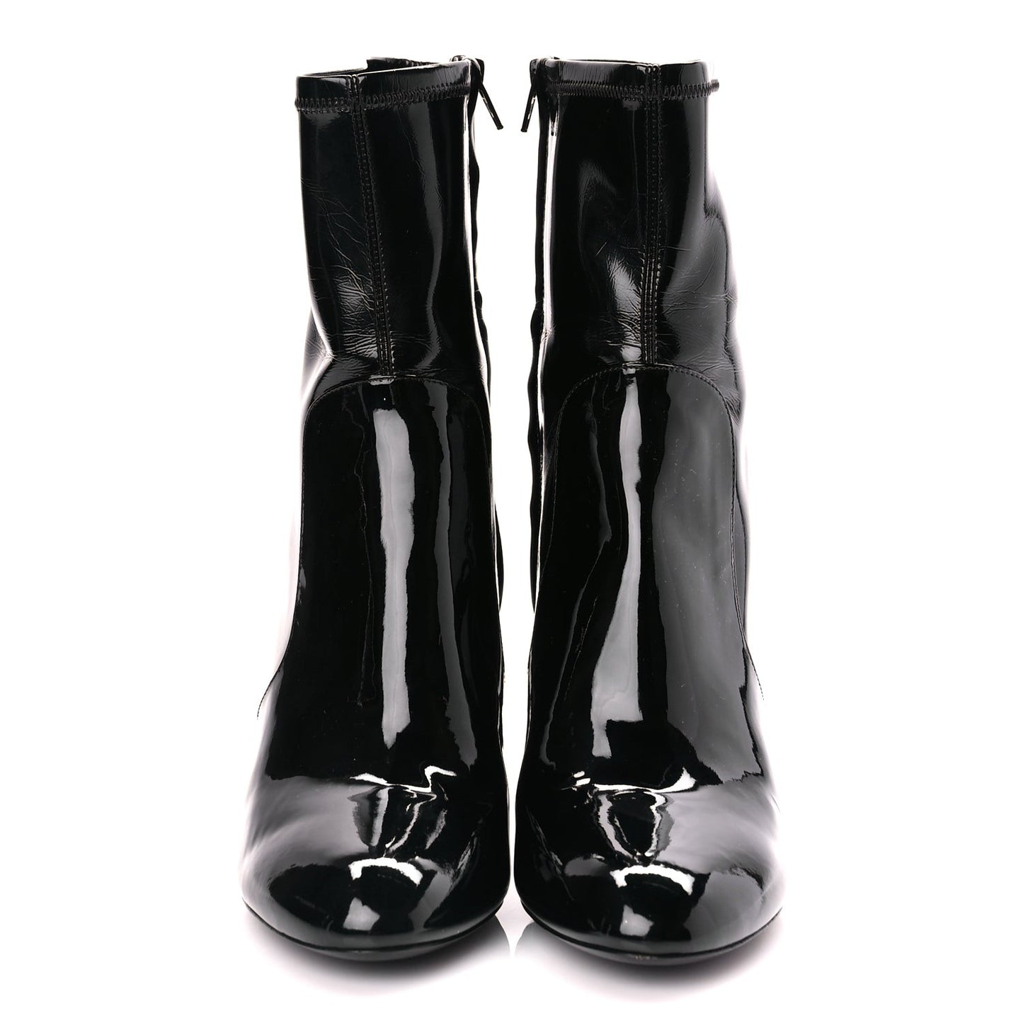 Patent Uniformes Silhouette Ankle Boots 39 Black