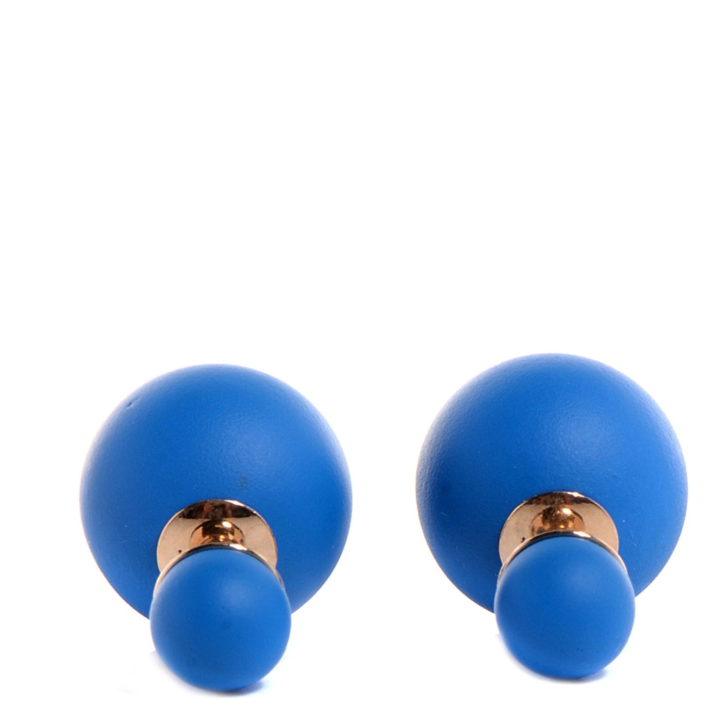 Christian Dior Mise En Dior Tribal Earrings Blue 5 of 7